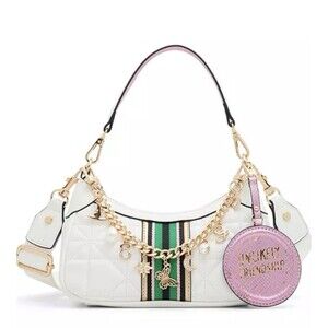 NWT ALDO x Wicked Madeinoz Medium White Green Shoulder Bag Detachable Strap